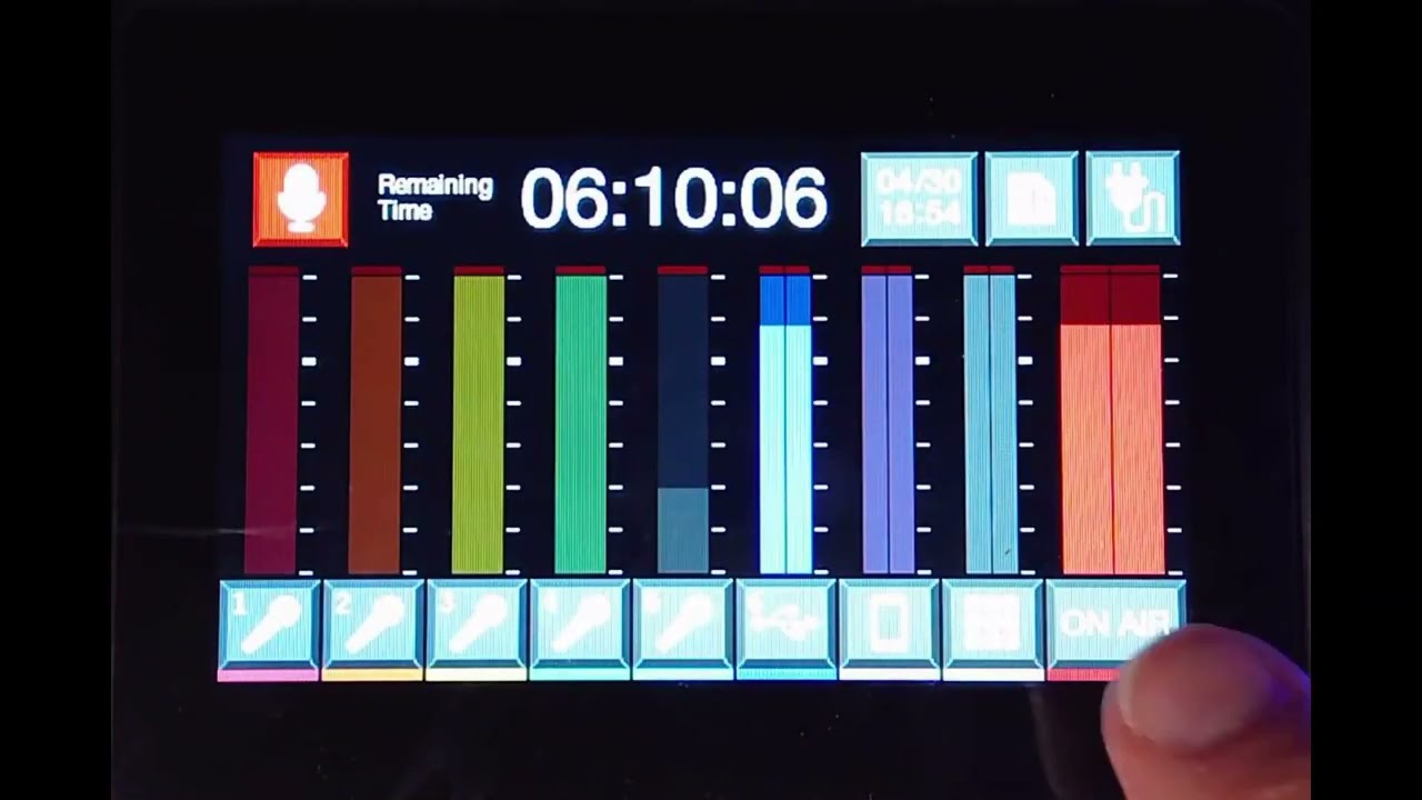 Grabadora Multipistas Zoom Podtrack P8 - Pantalla Táctil |  | UPV