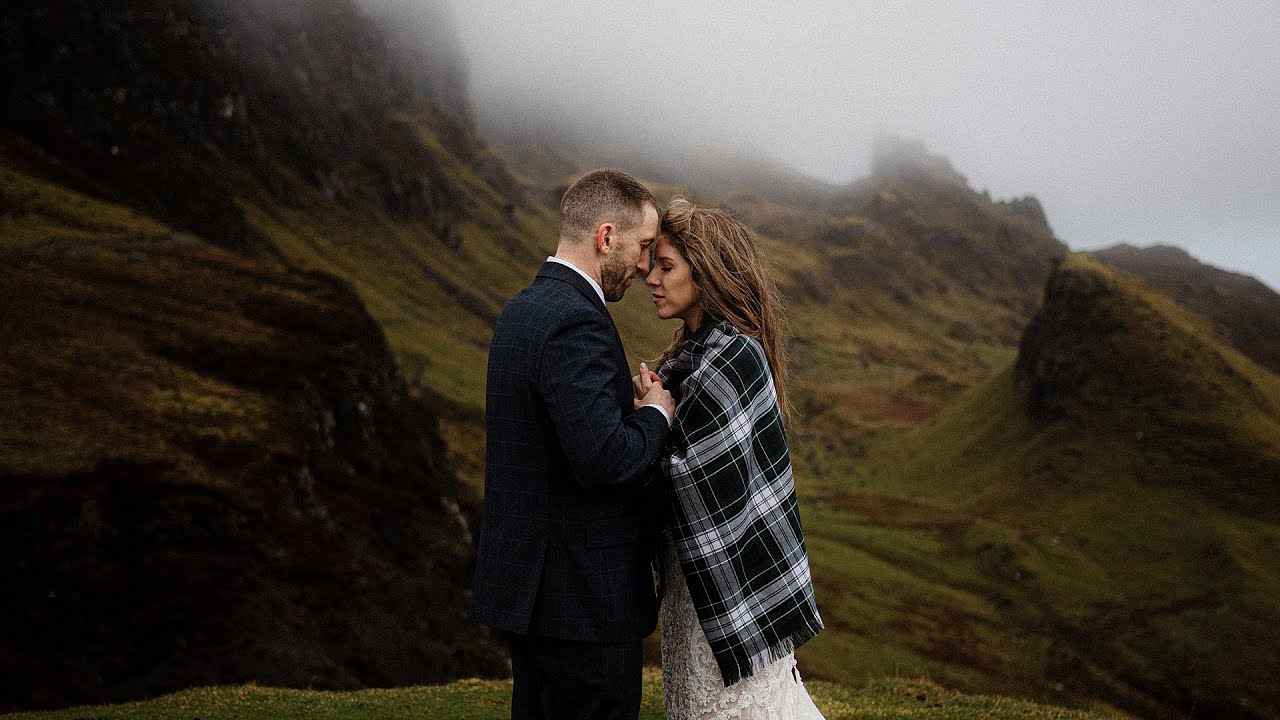 Destination wedding at Borthwick Castle Scotland || Chris : Katie || From Castles to Cliffs