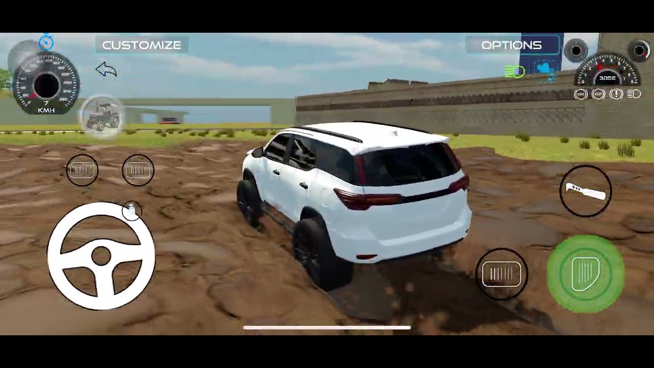 White car 🚘 stunt 