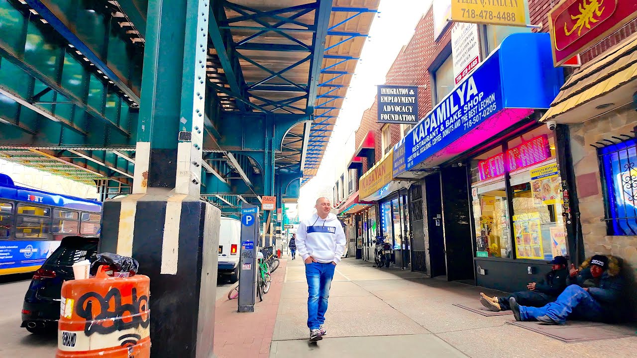 Walk in New York City 4K | WOODSIDE, Queens