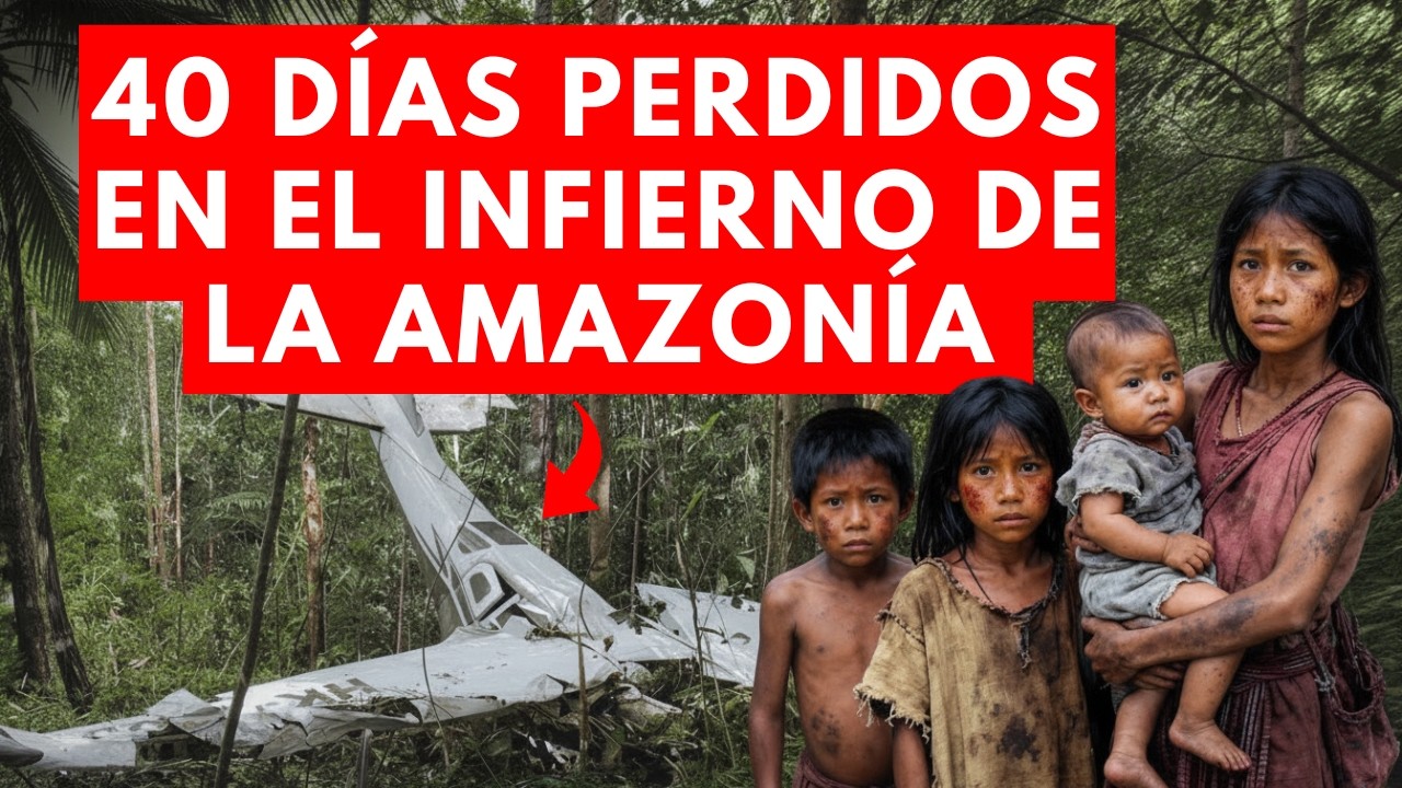 ¿Cómo una niña de 13 años sobrevivió 40 días en el infierno de la Amazonía con 3 niños