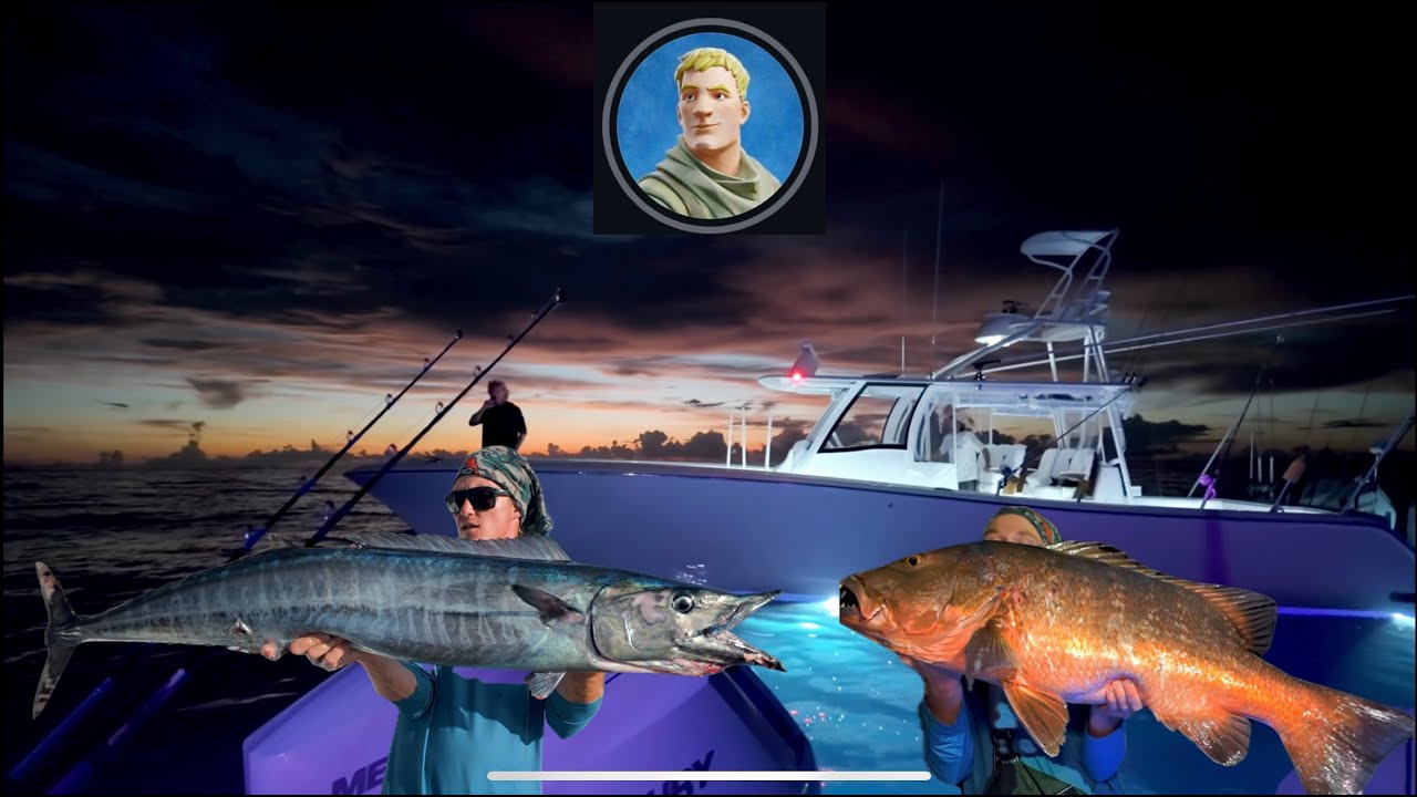 Got Streamsniped By Tfue While Fishing 180 Miles Offshore (Cubera, Wahoo, Swordfish, Vic Roy at Sea)
