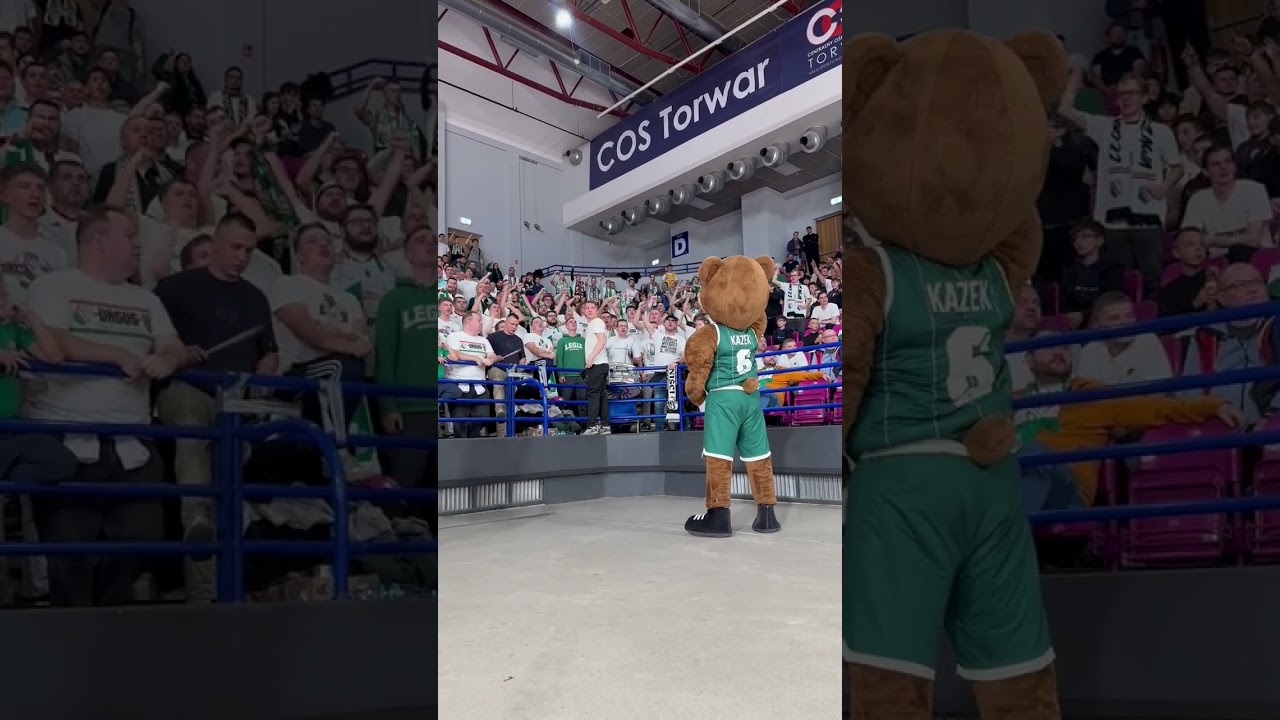 Doping na meczu Legia Kosz! Hala COS Torwar pierwszy domowy mecz Lego Warszawa w Basketball
