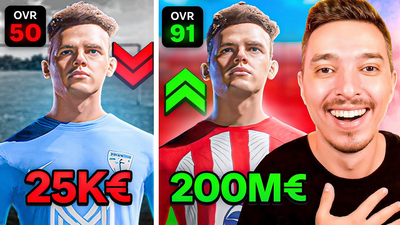 PREIAU CARIERA CELUI MAI SLAB FOTBALIST ROMAN SI IL FAC SUPERSTAR MONDIAL IN EA FC 24 !!!