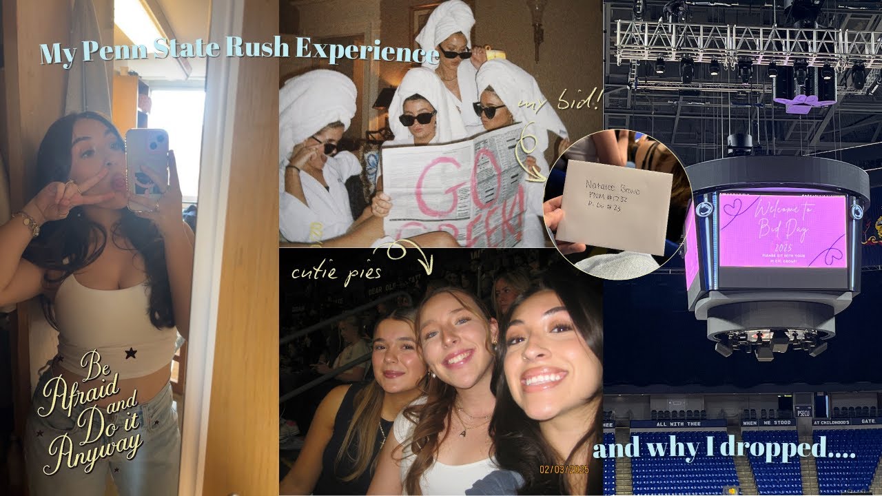 My Penn State Rush Experience 2025 | why I dropped..