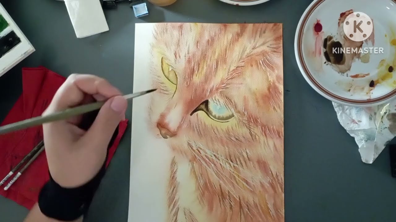 How to Paint Cats Part 2 | Watercolor Kitten