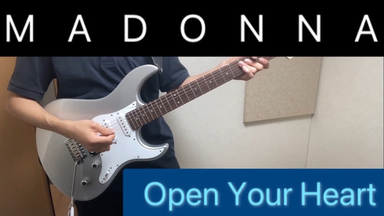 Madonna - Open Your Heart (Blond Ambition Tour in France 1990) (David Williams Guitar Style)