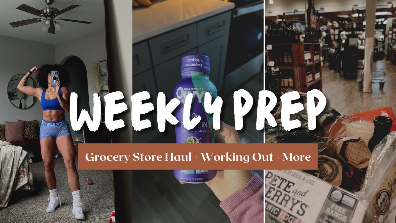 VLOG | Weekly Prep + Grocery Store Haul + Gym Advice & More | Faceovermatter