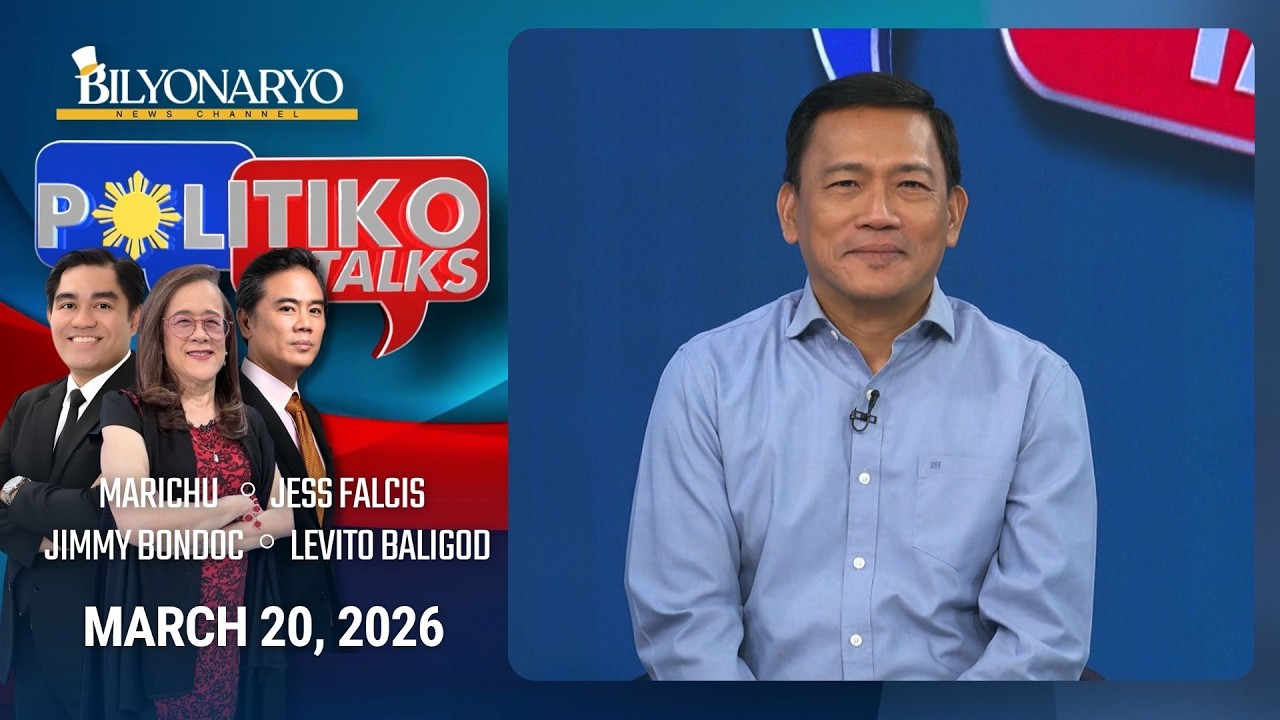 Politiko Talks | March 20, 2026