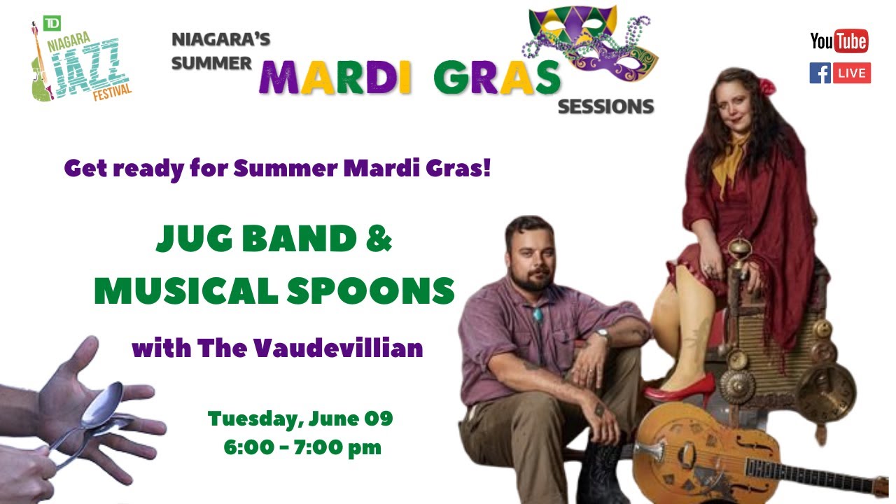 MARDI GRAS Sessions #4: Jug Band & Musical Spoons Workshop with The Vaudevillian