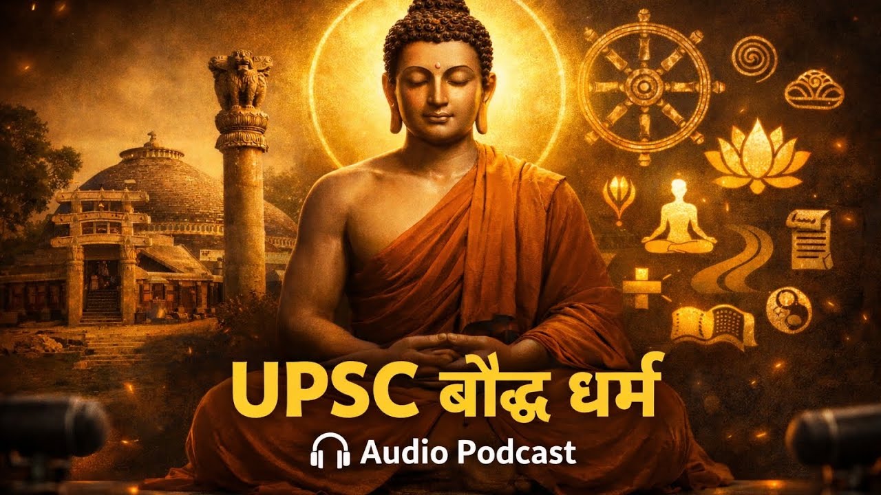 Buddhism for UPSC | Prelims + Mains | Hindi Audio Podcast