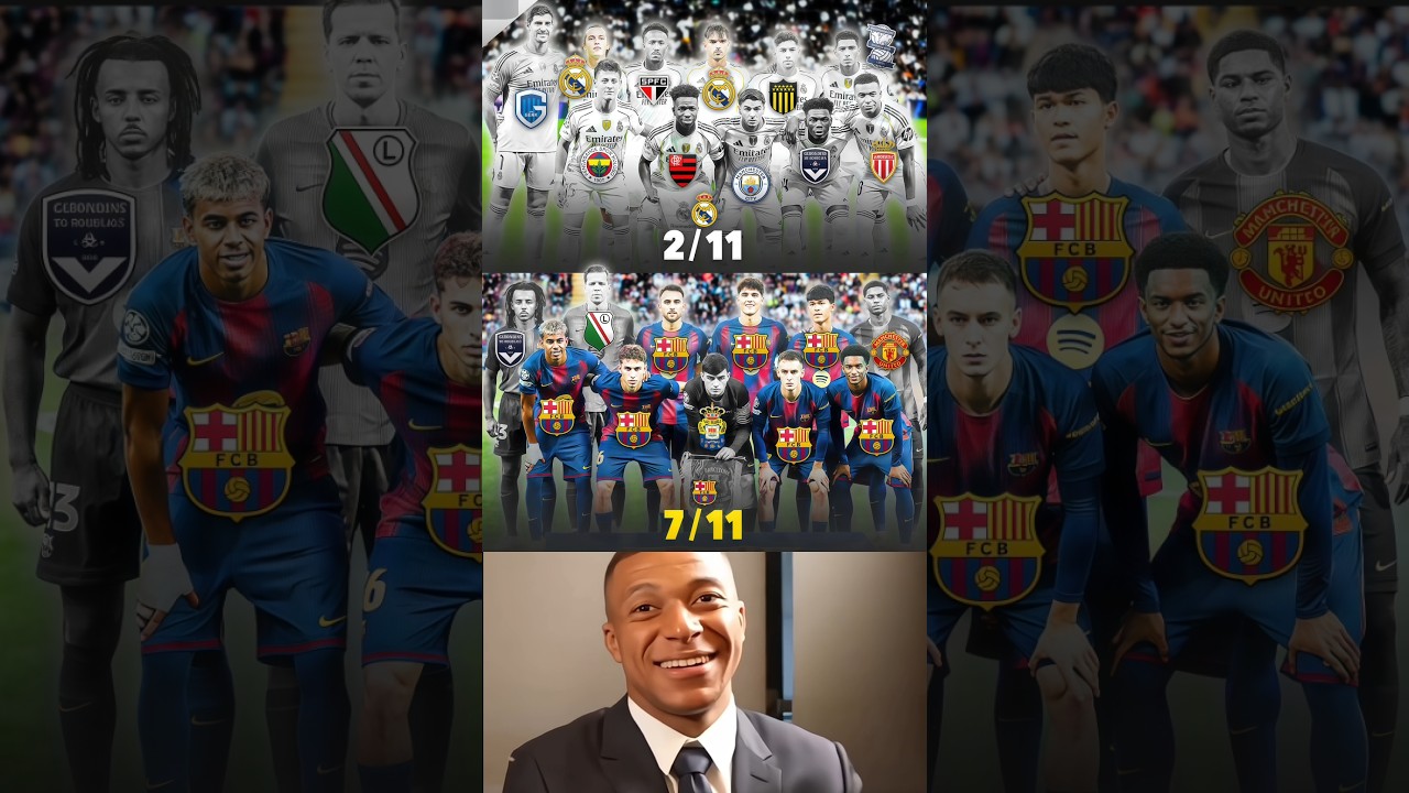 Barcelona Had 7 Academy Graduates In Latest Champions League Line-Up, FIVE More than Real Madrid..🧐👀