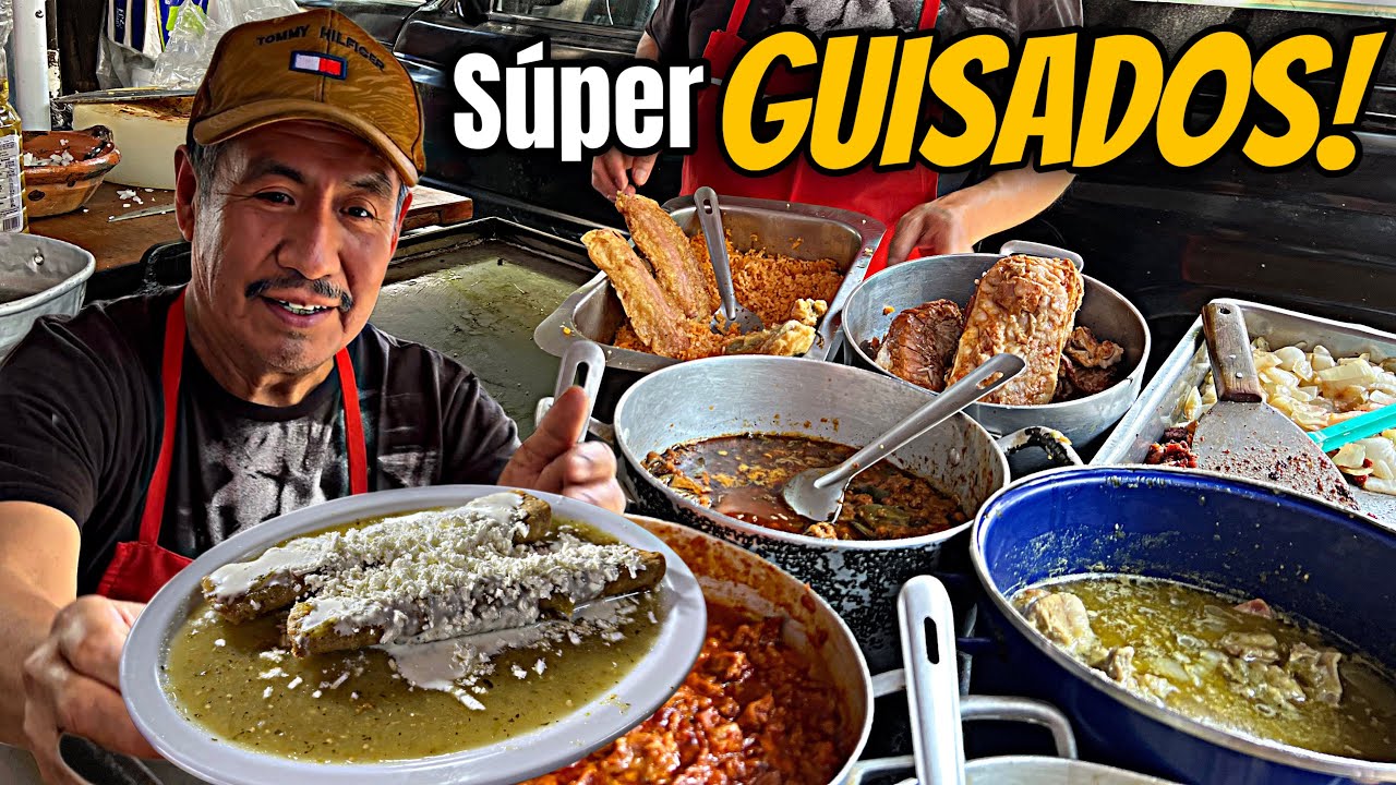 Los mejores TACOS de GUISADO de la CDMX! 🌮 😮‍💨