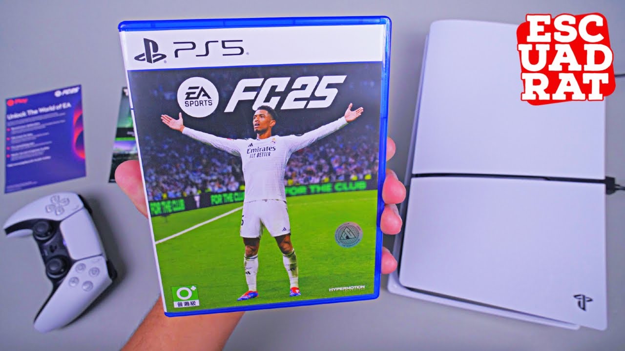 EA FC 25 PS5 | Распаковка и игровой процесс EA SPORTS FC™ 25 PlayStation 5 Slim 4K 60FPS
