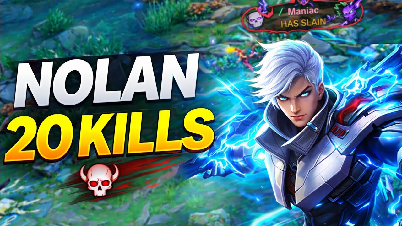 INSANE Nolan 20 KILLS Full Game – No Misses Gameplay | MLBB