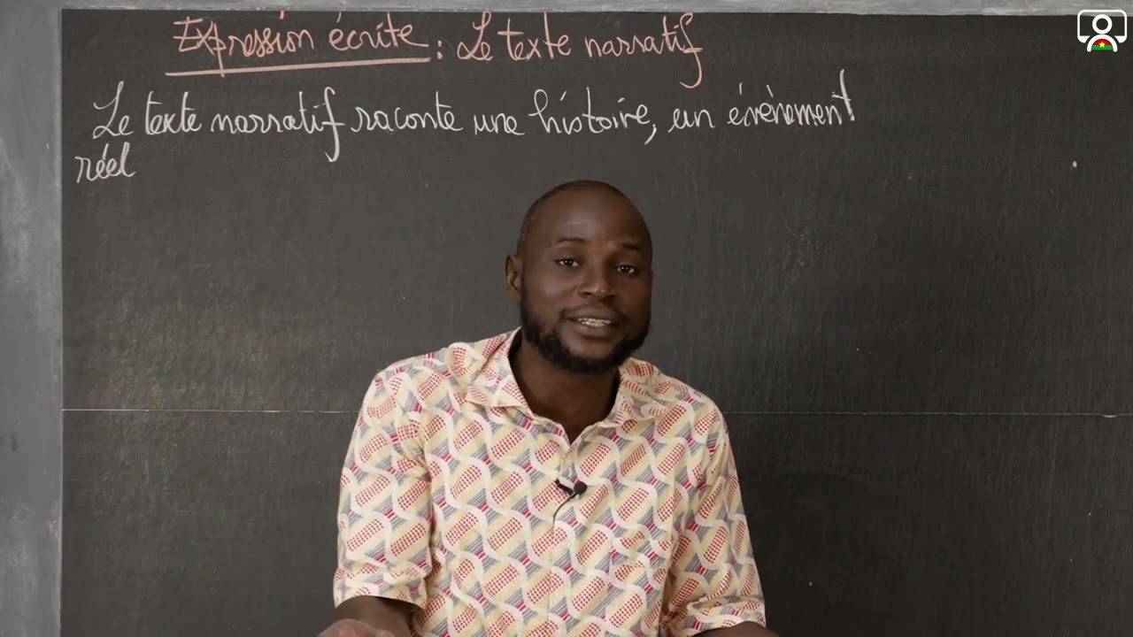 Cours - 3e - Français - Expression écrite  -  Le texte narratif 1/7