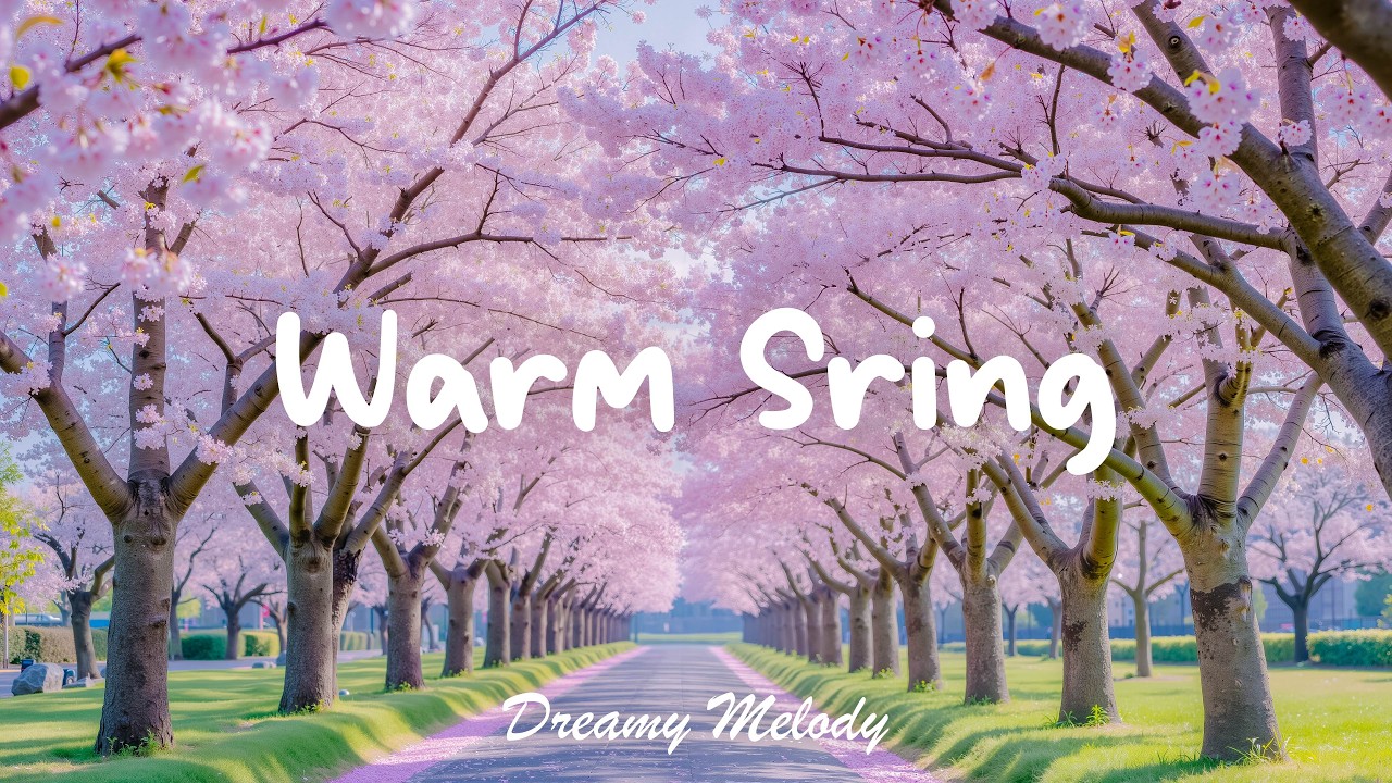 따뜻한 봄 아침 피아노 플레이리스트 🌸 기분 좋아지는 힐링 음악 🎶 Warm Sring | DREAMY MELODY