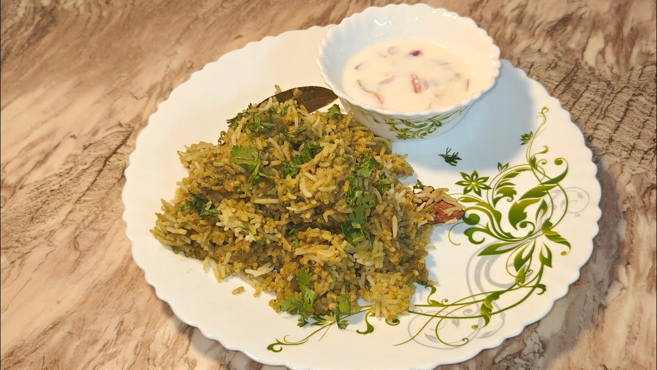 Green Chicken Biryani | Aromatic & Flavorful Home-Style Biryani