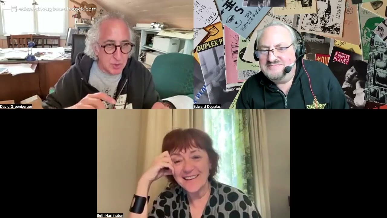 BEYOND THE DUPLEX PLANET Filmmaker Beth Harrington and Subject David Greenberger