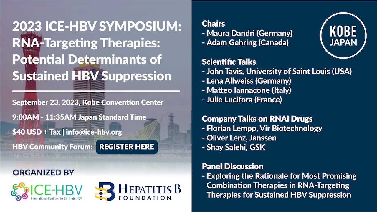 ICE-HBV Symposium | Kobe, Japan: Company Talks on RNAi Drugs - Shay Salehi, GSK