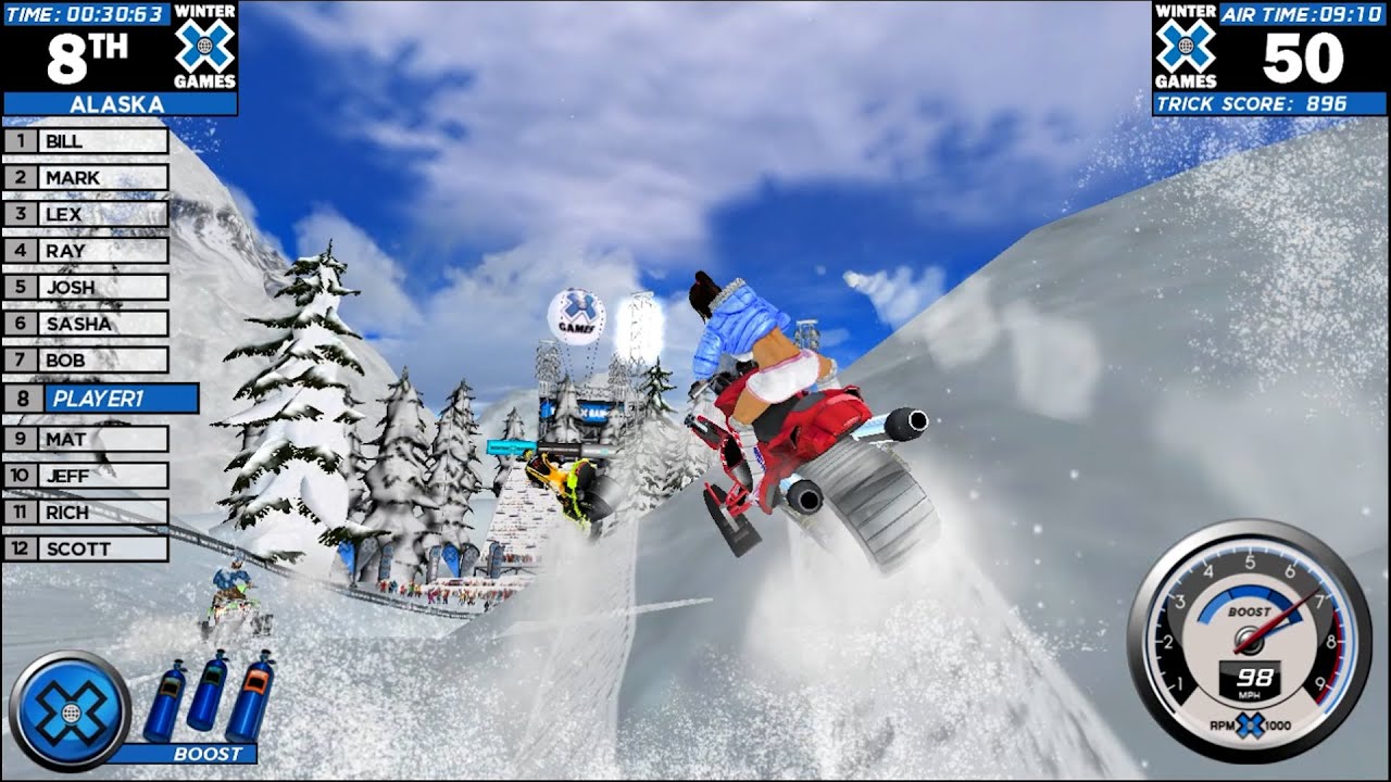 Winter X Games SnoCross (Raw Thrills 2012) - Alaska course