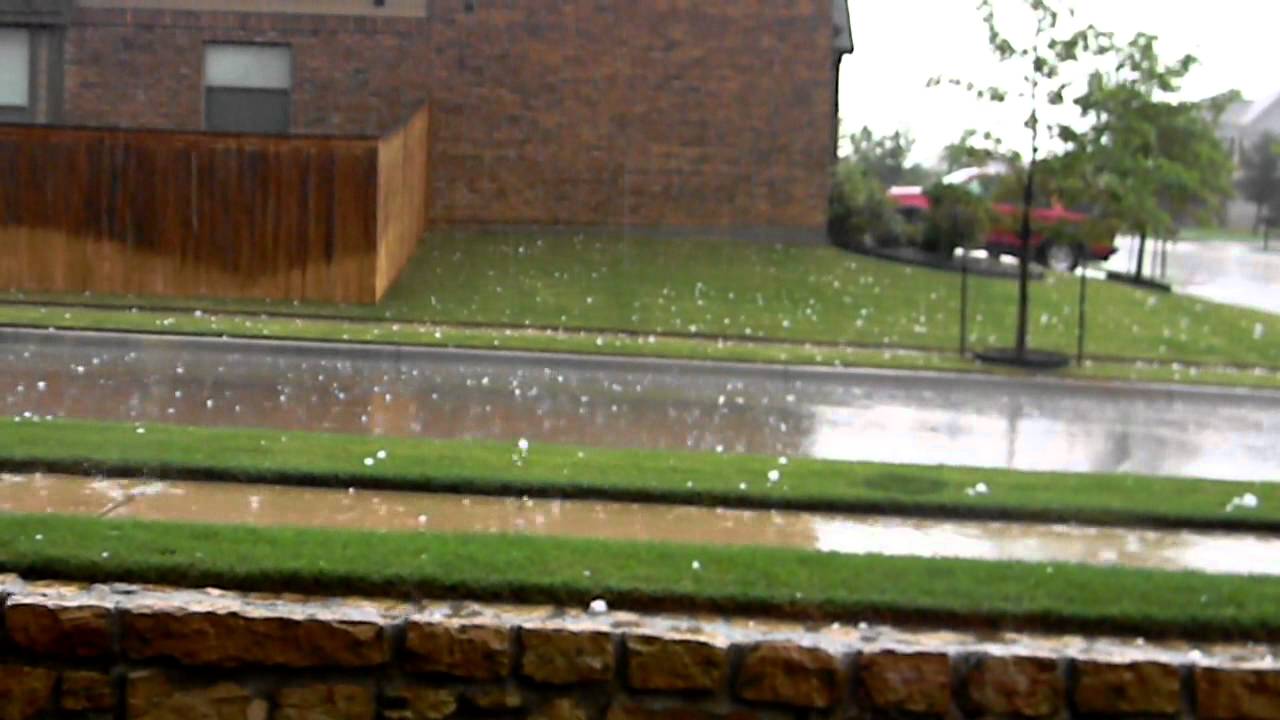 Golf Ball to Hardball Hail Storm - View in 480p
