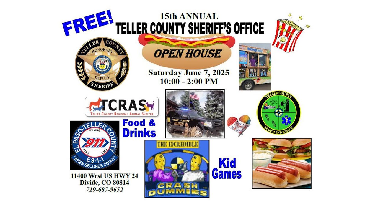 The Teller County Sheriff's Office Open House is Saturday!
