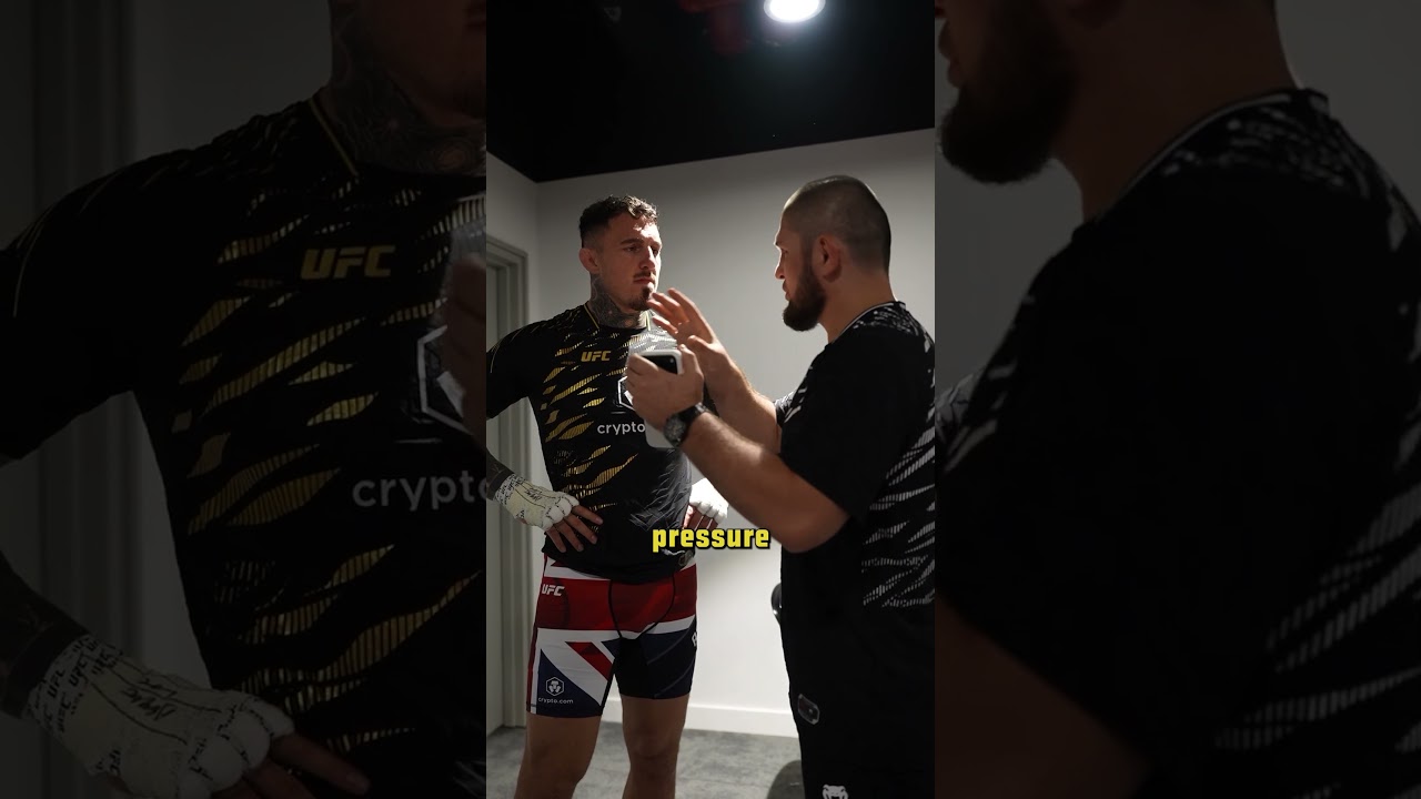 Тренер Хабиб дал совет чемпиону Тому Эспинеллу 👀 #ufc321