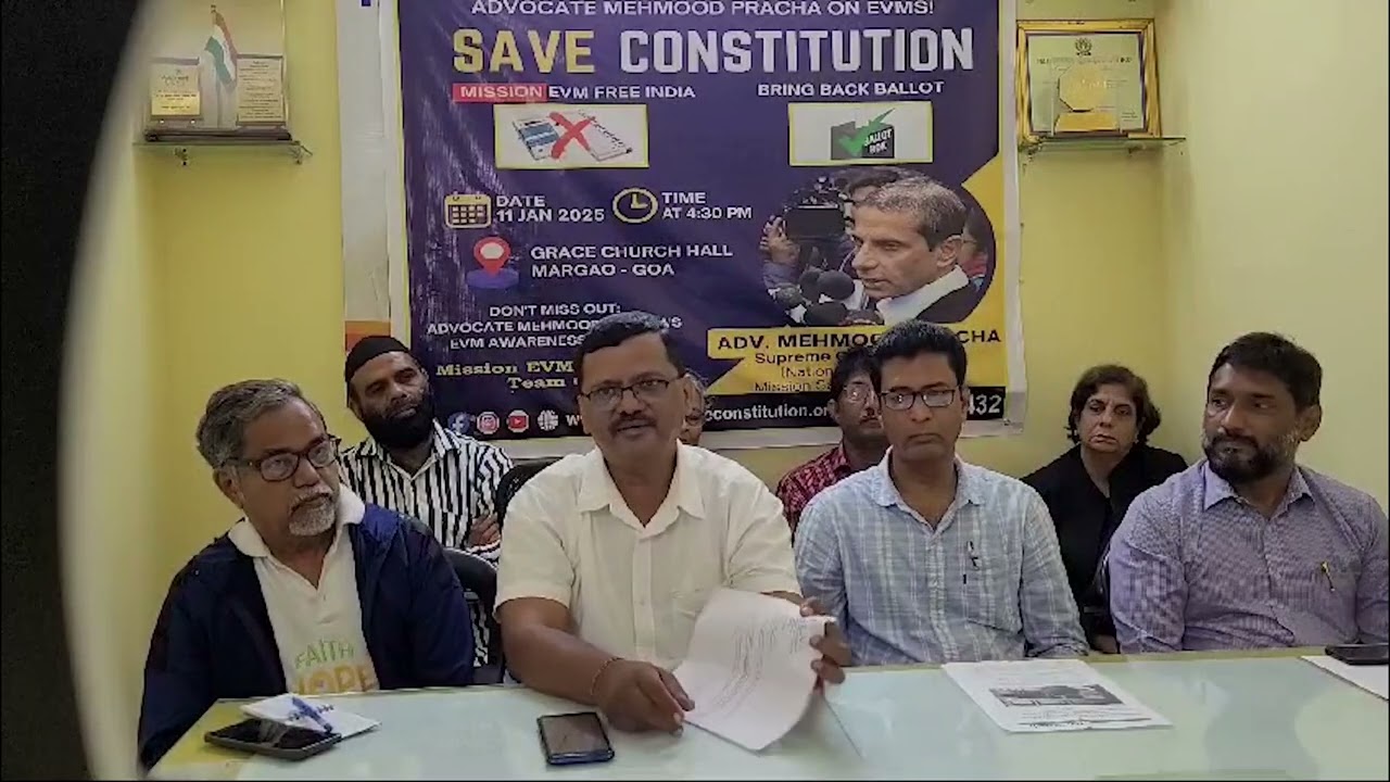 Civil Society Hosts EVM Transparency Meet with Adv. Mehmood Pracha