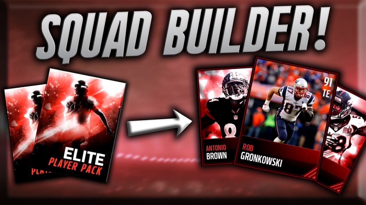 ELITE Player Pack SQUAD BUILDER CHALLENGE! Madden Mobile 17