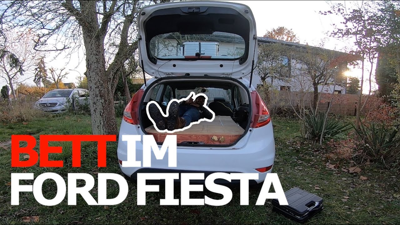 Schlafen im Ford Fiesta II Bett für den Minicamper II Teil 2 II loopyrider