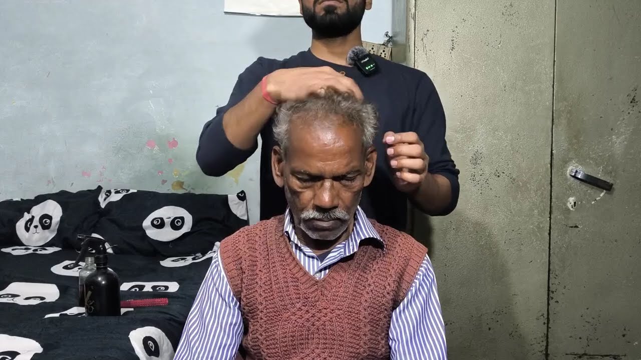 Indian ASMR Head Massage | Relaxing Head Massage | ASMR NANI