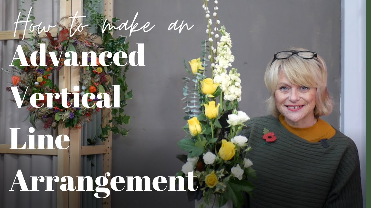 How to make an Advanced Vertical Line Arrangement - Back to Basics series
