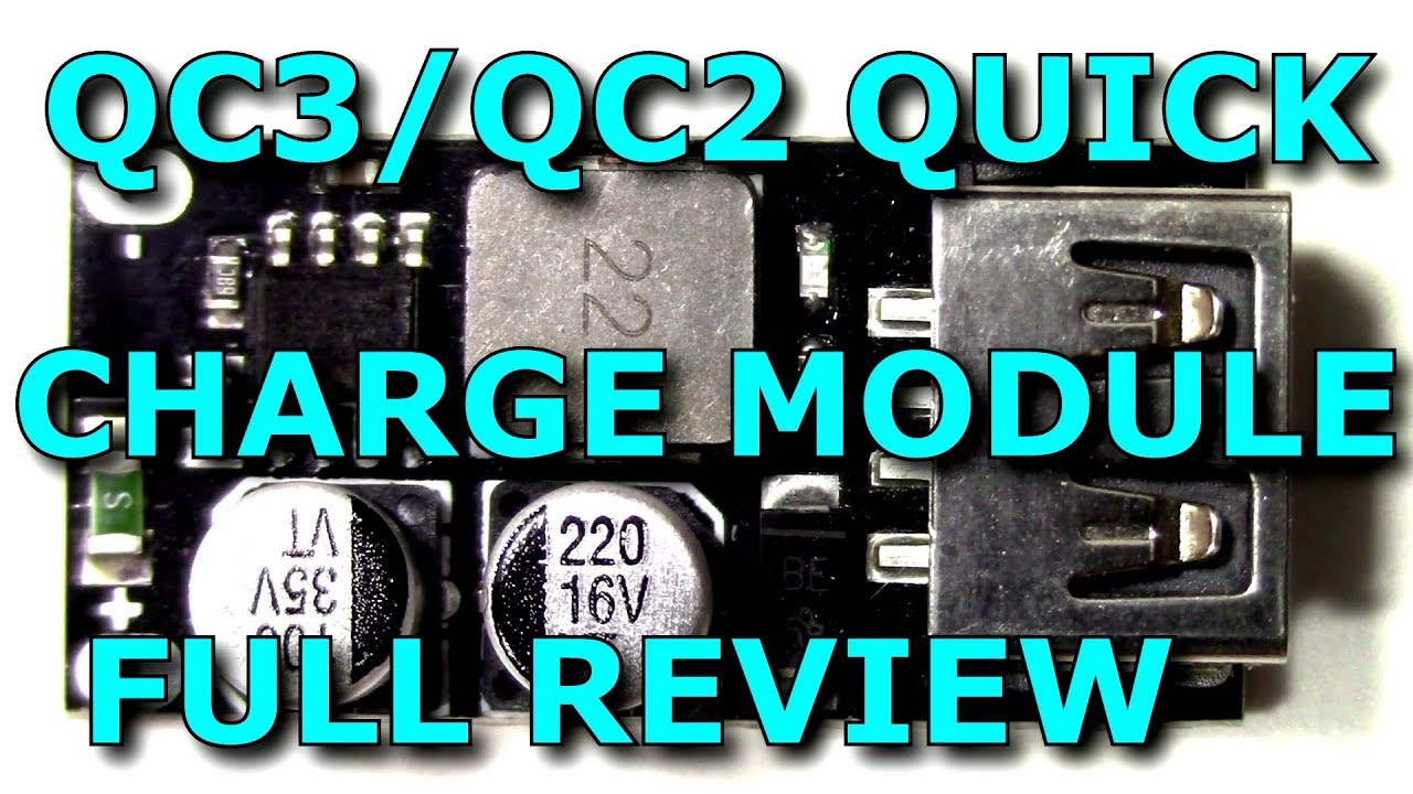 QC 3.0-2.0 USB Fast Quick Charging Module DIY Charge Board Car-Boat-Solar-Battery Phone Charger