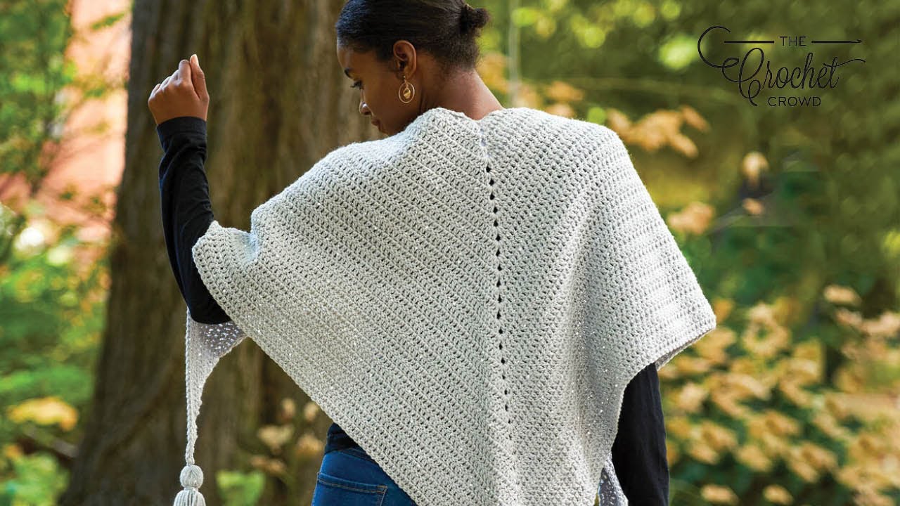 Easy Wingspan Crochet Comfort Shawl