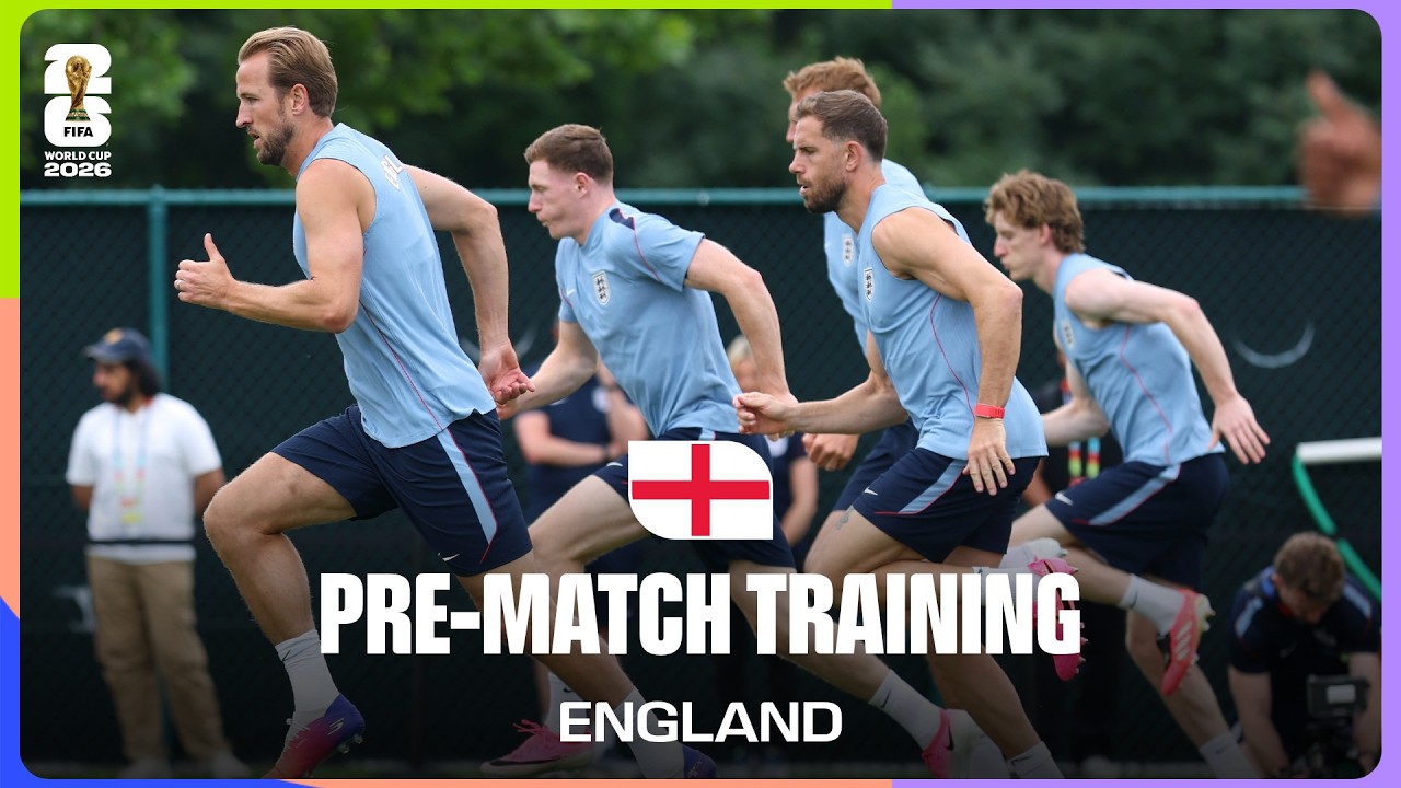 England Train Before Ghana | FIFA World Cup 2026&trade;