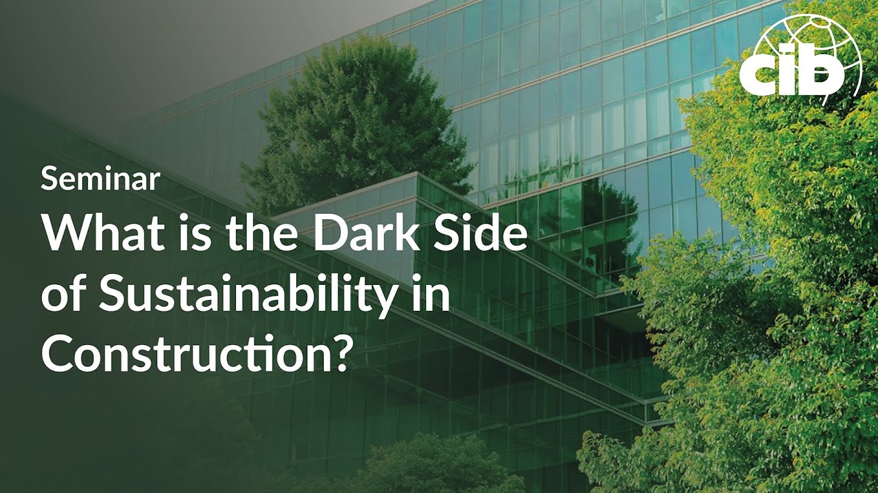 What is the dark side of sustainability in construction