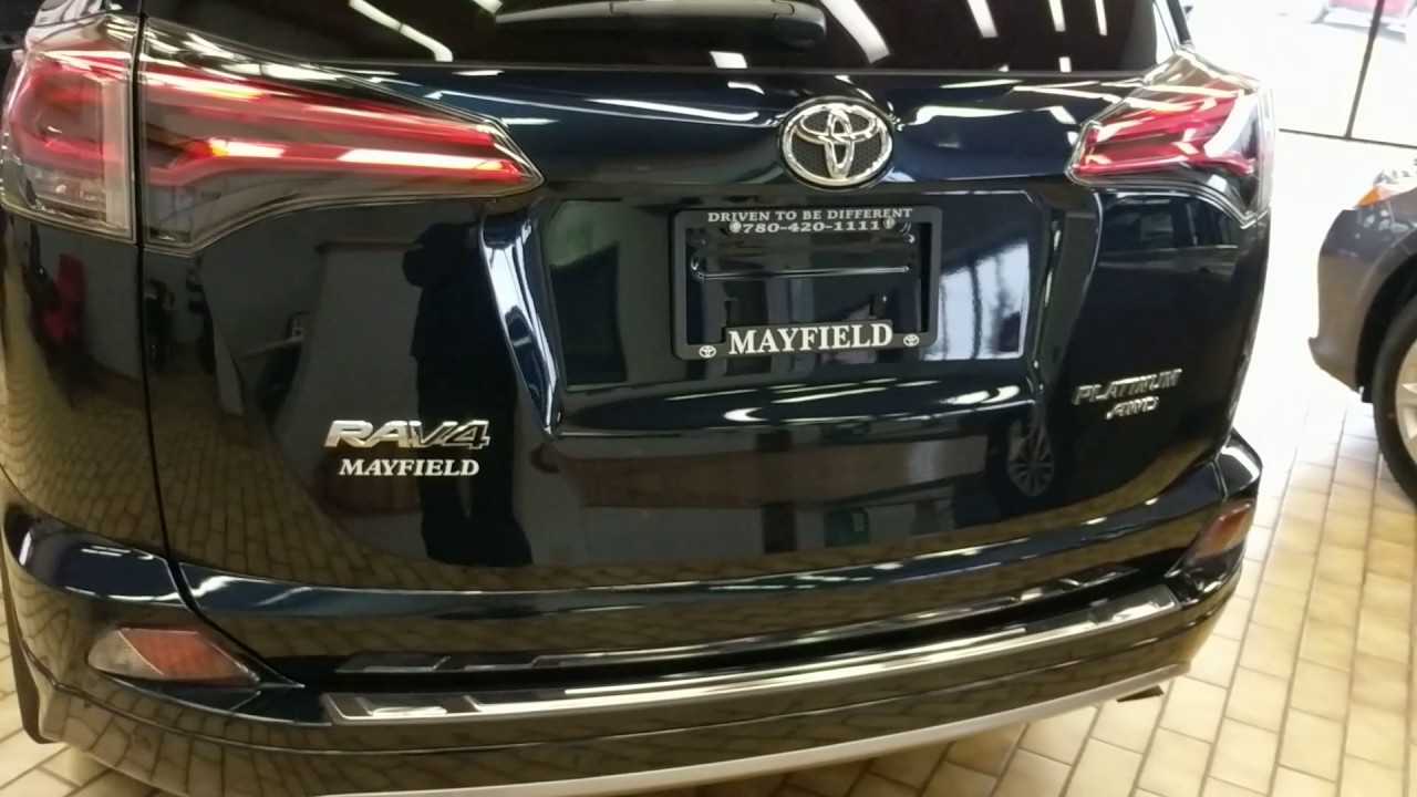 2017 Toyota RAV4 Platinum in Galactic Aqua Mica
