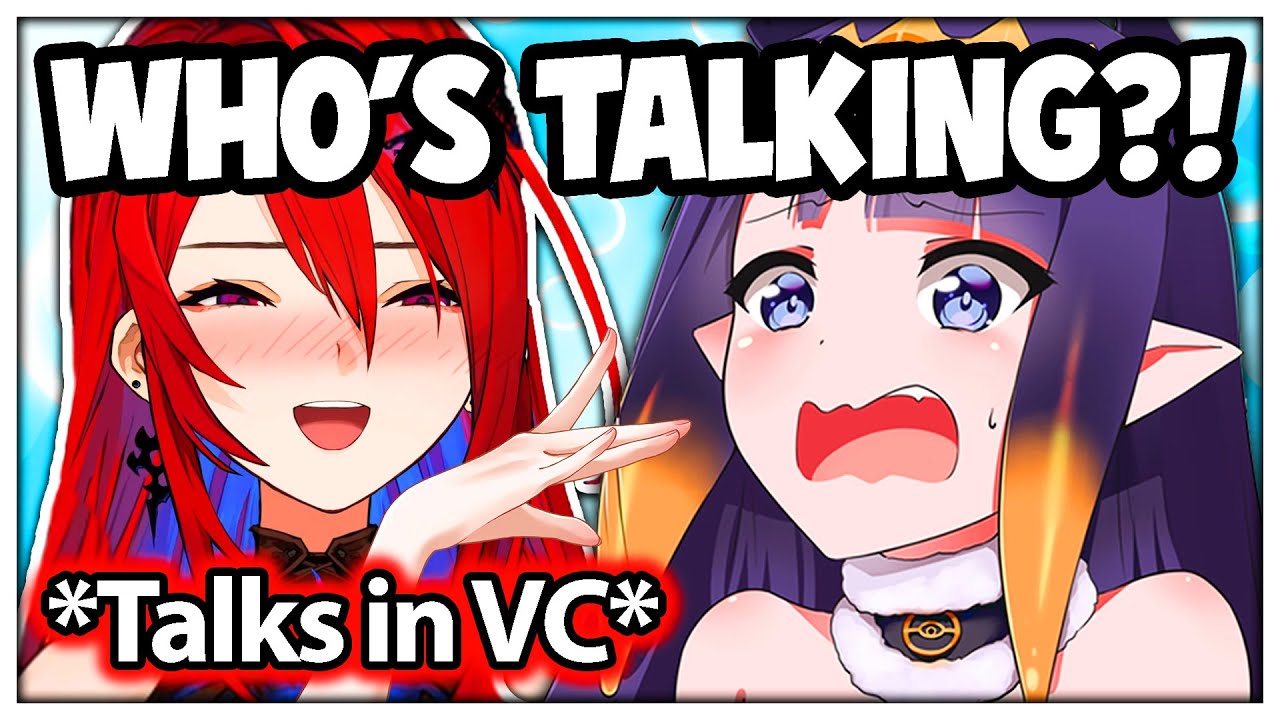 Ina when Elizabeth Start Talking on Discord Voice Call 【Hololive EN】