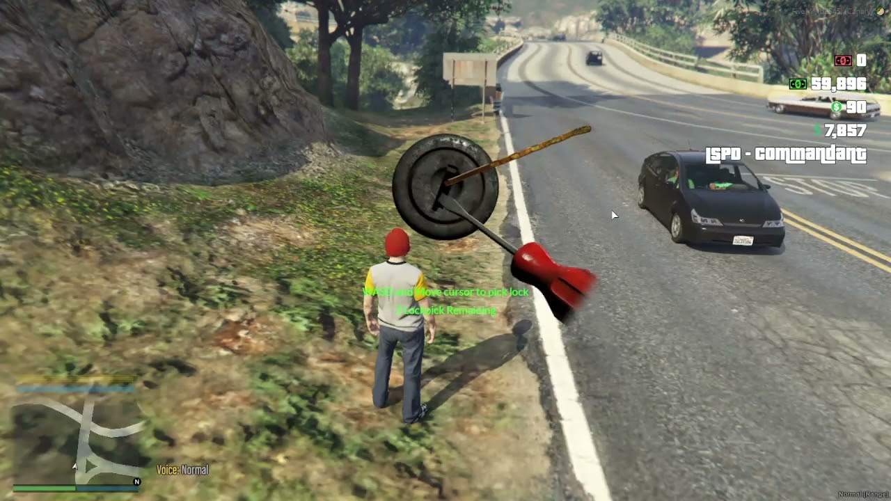 FiveM Lockpick Minigame