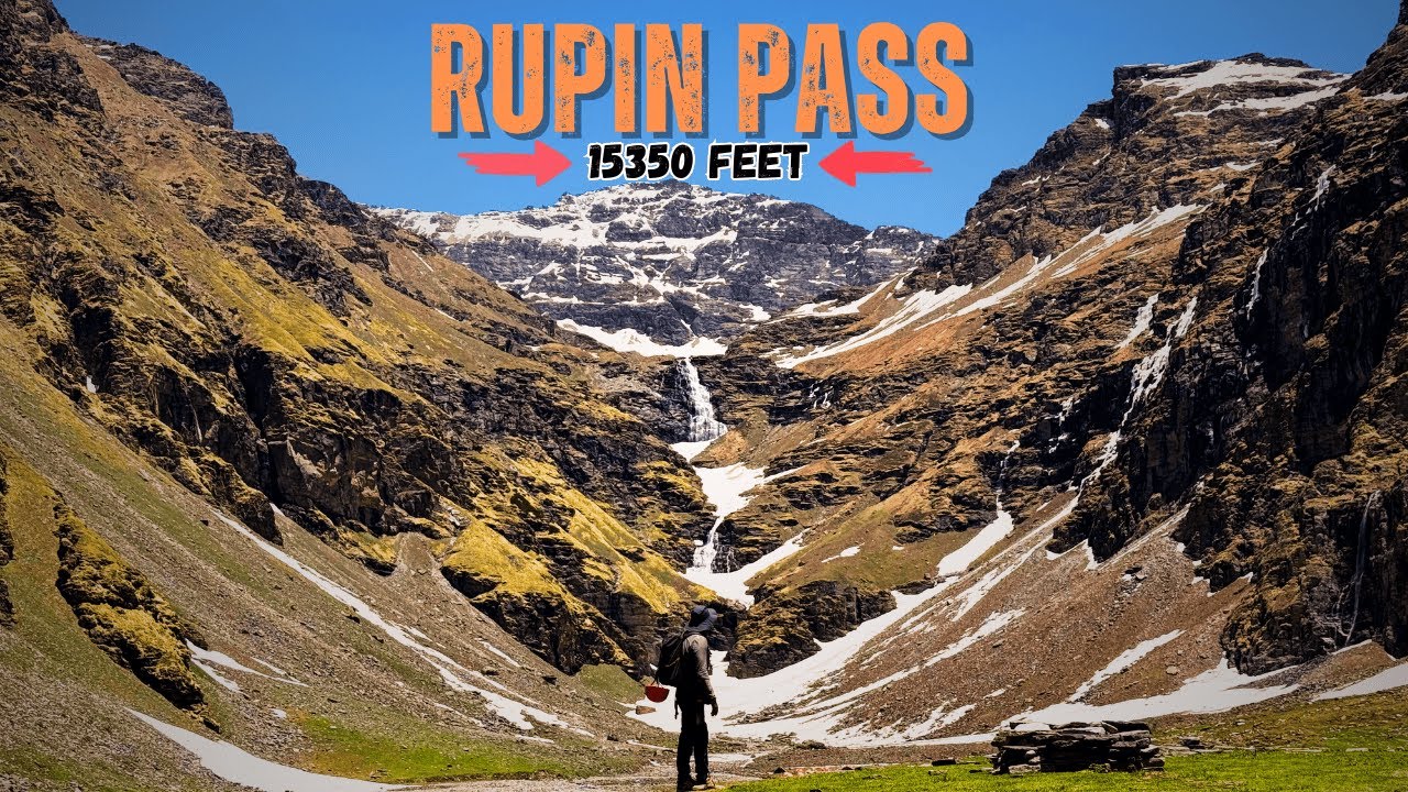 "I Hiked Through Waterfalls & Snow: Rupin Pass Trek Full Experience!"