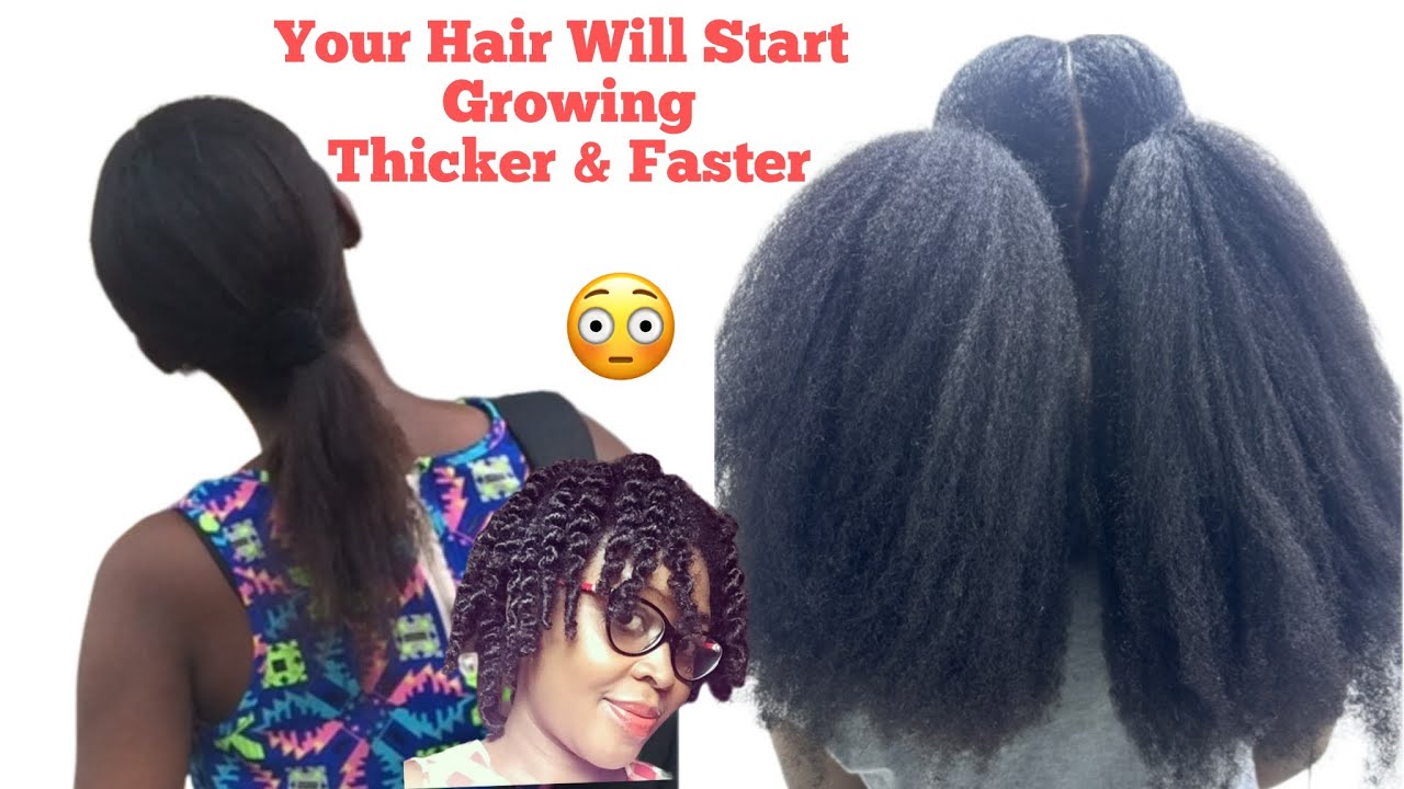 My hair grew so thick and long by doing this ! It works really fast !