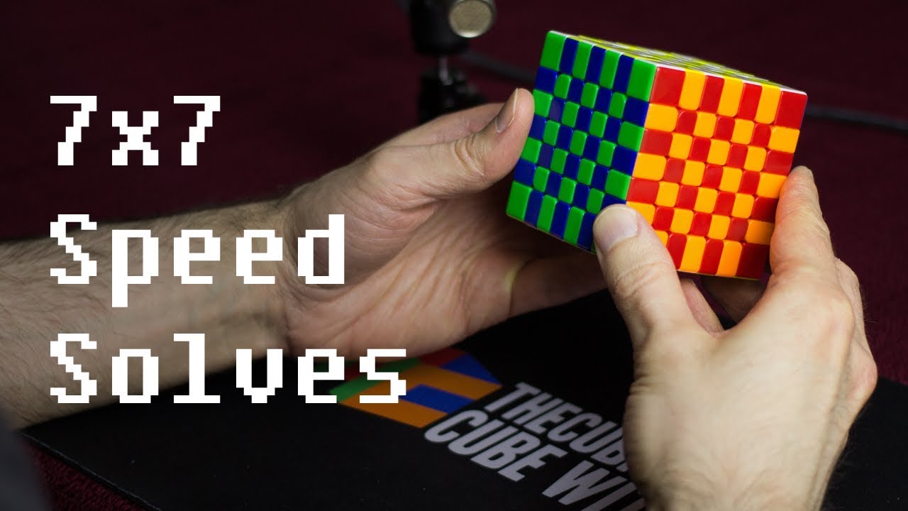 ASMR 7x7 Speed Solves | Cubing ASMR