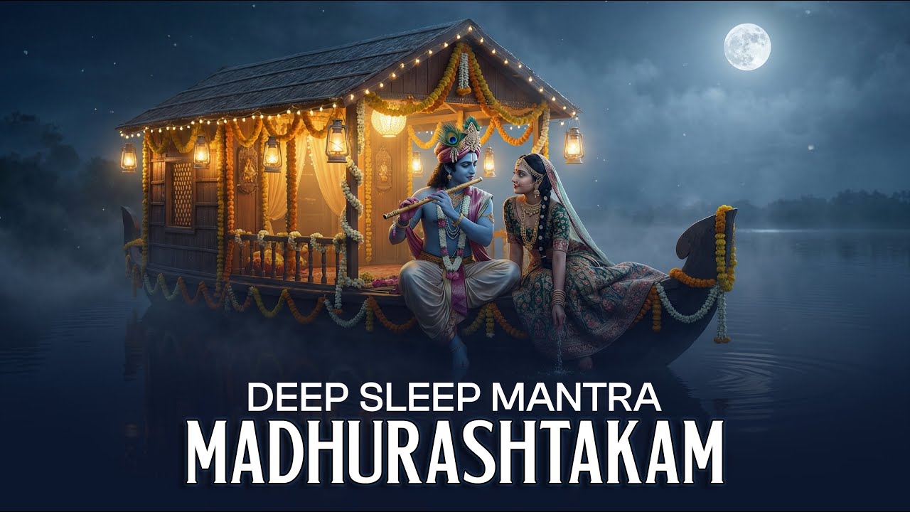 मधुराष्टकम् | Krishna DEEP SLEEP Music | Sleep Like a Baby  | Peaceful Night Bhajan