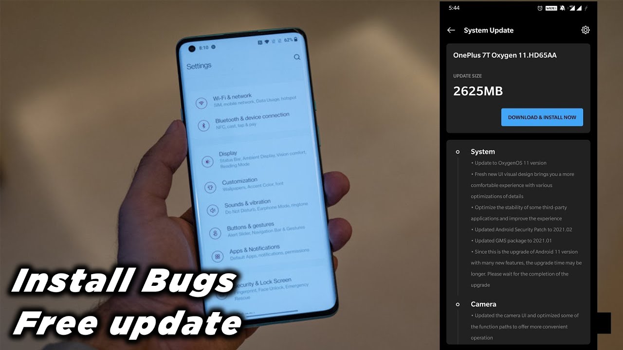 Stable OxygenOS 11 Update for OnePlus 7/7T and 7 Pro | All bugs and issues fixed
