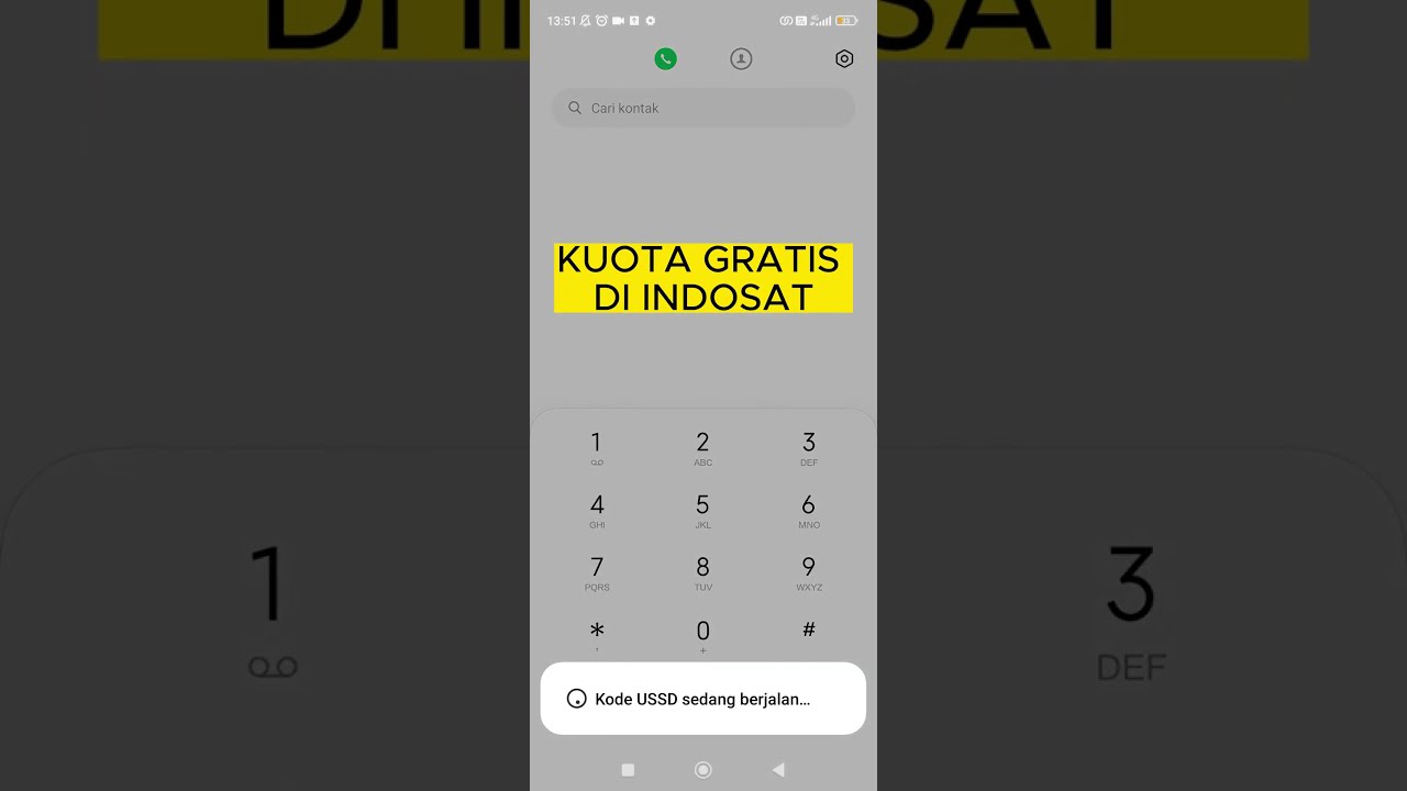 KUOTA GRATIS INDOSAT #shorts #indosat
