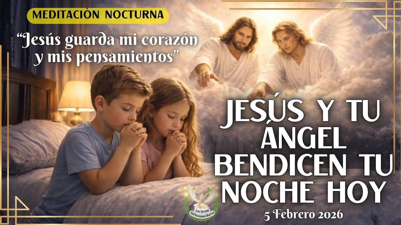 ✨️En paz me acuesto | Oración nocturna para mente inquieta y pensamientos repetitivos (Salmo 4)