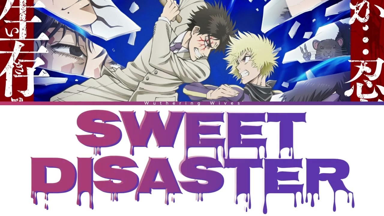 Ninja vs. Gokudo Full Opening Lyrics | Sweet Disaster | MIYAVI