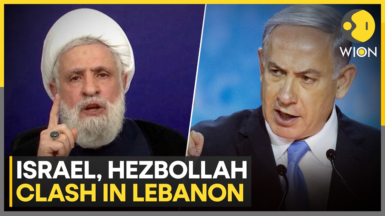 Israel-Hezbollah Clash Escalates in Lebanon; Heavy Strikes Rock Border Region | WION News