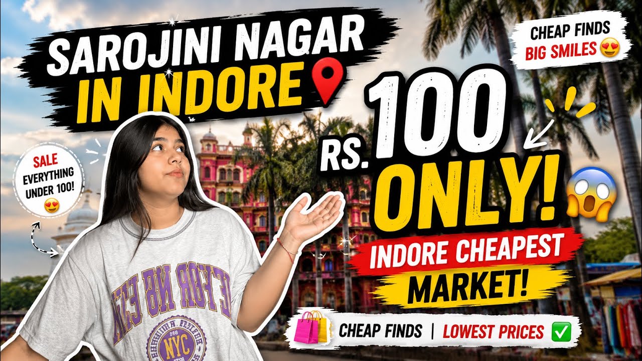 100 RS. Only 🤧INDORE Cheapest Market 😱|| Rajwada Vlog❤️ || haul video ✨💓